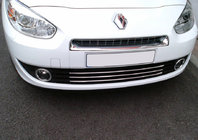Renault Fluence 2009-2016 Bumper Grille Trim Covers (2009-2013, Stainless Steel) photo 1