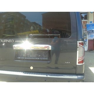 Chrome trim above license plate (fits on original, stainless steel) photo 4