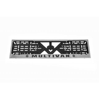License Plate Frame Chrome Multivan (1 pc, Stainless Steel) photo 2