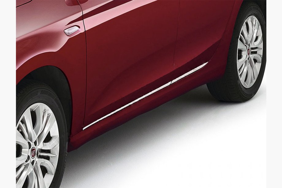 Fiat Tipo 2016- Door Mouldings Stainless Steel (4 pcs) Image