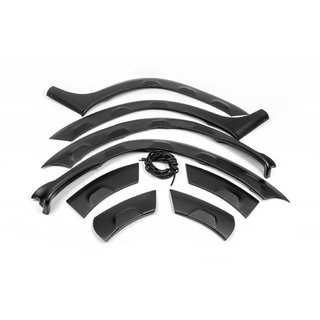 Fender flares with lips (8 pcs, ABS) photo 2