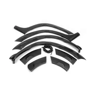 Fender flares with lips (8 pcs, ABS) photo 2
