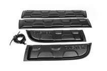 Dacia Duster 2008-2018 Door moldings with protrusions (4 pcs, plastic) photo 2