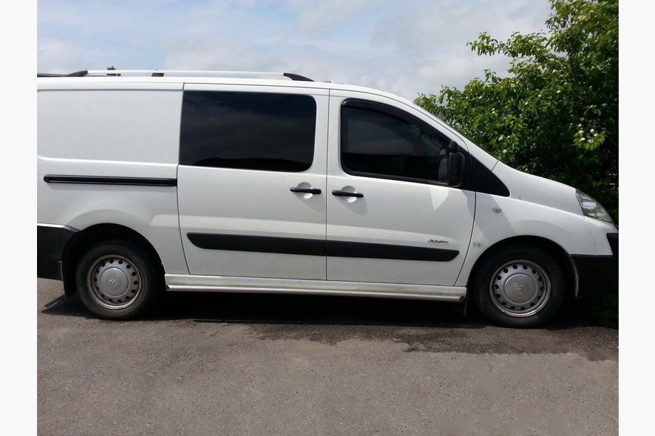 Citroen Jumpy 2007–2017 Side Bars (2 pcs, Stainless Steel) Ø60, short wheelbase Image