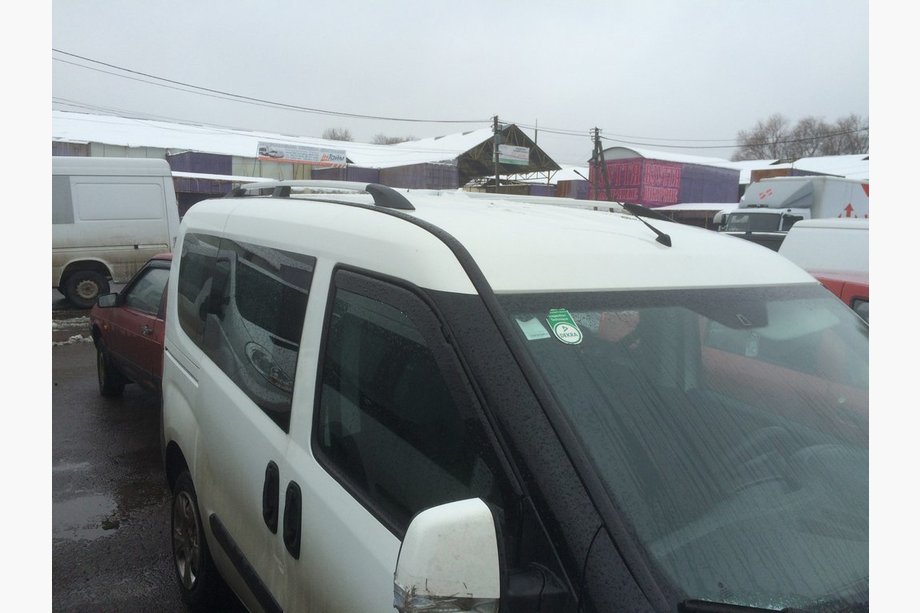 Opel Combo 2012-2018 Chrome Roof Rails Maxi, Cast Iron Feet Photo 4