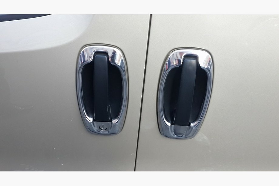 Opel Combo 2012-2018 Chrome Covers Around Door Handles (4 pcs, Stainless Steel) Carmos - Turkish Stainless Steel Image