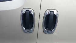 Opel Combo 2012-2018 Chrome Covers Around Door Handles (4 pcs, Stainless Steel) Carmos - Turkish Stainless Steel photo 1