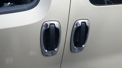 Opel Combo 2012-2018 Chrome Covers Around Door Handles (4 pcs, Stainless Steel) Carmos - Turkish Stainless Steel photo 3