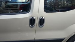 Opel Combo 2012-2018 Chrome Covers Around Door Handles (4 pcs, Stainless Steel) Carmos - Turkish Stainless Steel photo 7