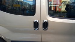 Opel Combo 2012-2018 Chrome Covers Around Door Handles (4 pcs, Stainless Steel) Carmos - Turkish Stainless Steel photo 10