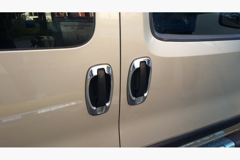 Peugeot Bipper 2008-2017 Door Handle Trim Stainless Steel (4 pcs) Photo 11