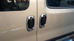 Opel Combo 2012-2018 Chrome Covers Around Door Handles (4 pcs, Stainless Steel) Carmos - Turkish Stainless Steel photo 11