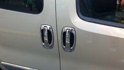 Opel Combo 2012-2018 Chrome Door Handle Covers and Trims (8 pcs, Stainless Steel) OmsaLine - Italian Stainless Steel photo 4