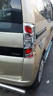 Citroen Nemo 2007-2017 Chrome Tail Light Covers with Curve (2 pcs, plastic) photo 5