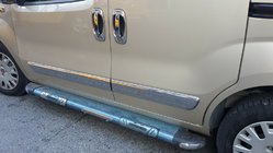 Peugeot Bipper 2008-2017 Door Mouldings Stainless Steel (4 pcs) Carmos - Turkish Stainless Steel photo 3