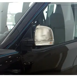 Mirror Covers (2 pcs, Stainless Steel) Opel Combo 2012-2018 photo 3