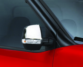 Opel Combo 2012-2018 Mirror Covers (2 pcs, Stainless Steel) OmsaLine - Italian Stainless Steel photo 2