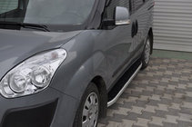 Fiat Doblo II 2010-2022 Side Steps Fullmond (2 pcs, Aluminum) photo 3