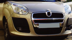 Fiat Doblo II 2010-2022 Grille Covers (2010-2015, Full, Stainless Steel) photo 1