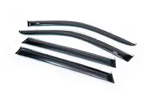 Subaru Legacy 2009-2014 Window deflectors with chrome trim SW (4 pcs, HIC) photo 1