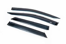 Lexus RX 2016-2022 Window deflectors with chrome trim LONG (4 pcs, HIC) photo 5