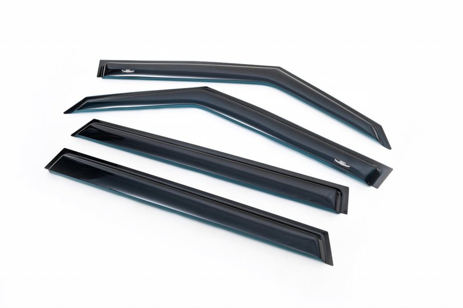 Kia Soul II 2013-2018 Window Deflectors (4 pcs, HIC) Image