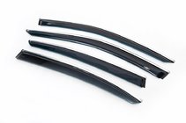 Volkswagen Passat B8 2015-2023 Window Deflectors with Chrome Trim SD (4 pcs, HIC) photo 1