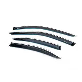 Window Deflectors with Chrome Trim SD (4 pcs, HIC) photo 1