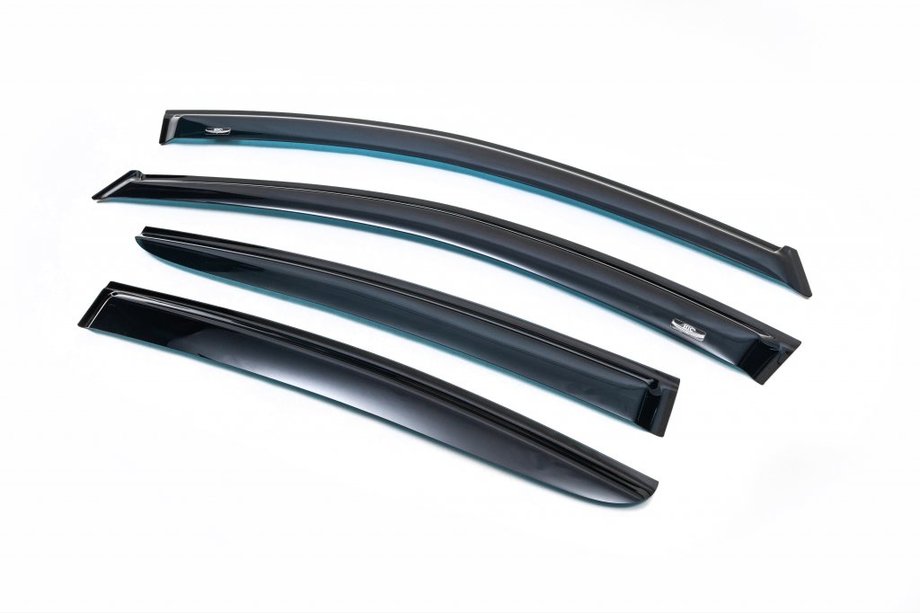 Renault Fluence 2009-2016 Window Deflectors (4 pcs, HIC) Image