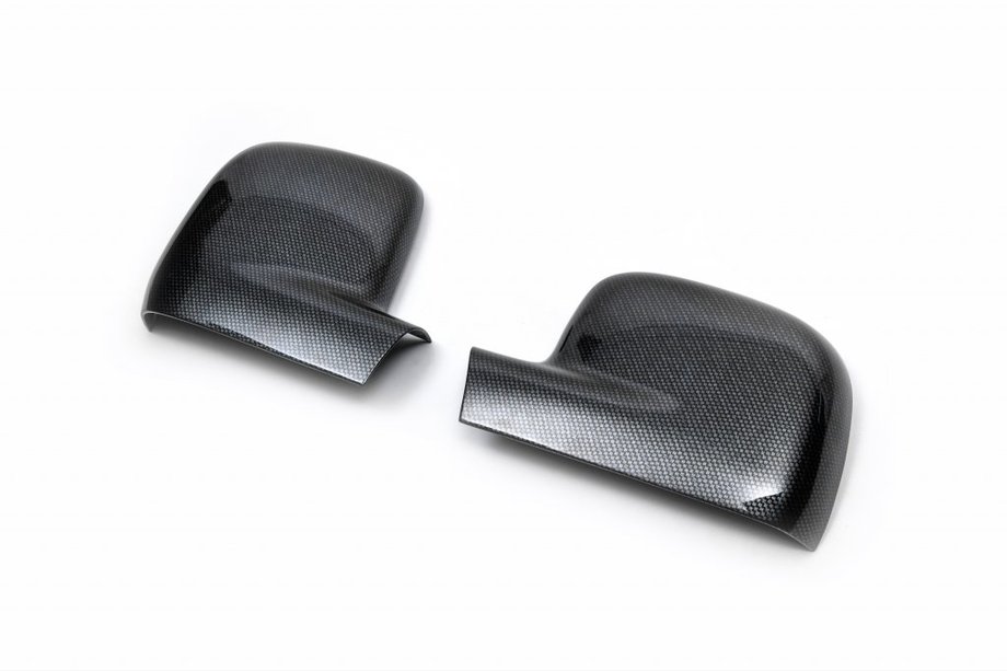 Peugeot Partner Tepee 2008-2018 Mirror Covers 2012+ (2 pcs, Carbon Look) Image