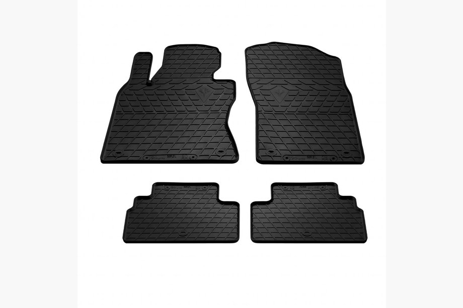 Infiniti Q50/Q60 2013-2024 Rubber floor mats (for Q50, 4 pcs, Stingray Premium) Image