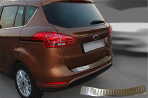 Ford B-Max 2012-2017 Rear Bumper Protector OmsaLine (Stainless Steel) photo 1