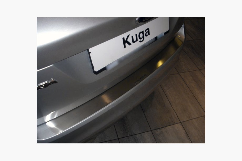 Ford Kuga 2008-2013 Rear bumper protector Natanika (stainless steel) Image