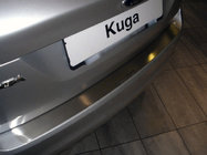 Ford Kuga 2008-2013 Rear bumper protector Natanika (stainless steel) photo 1