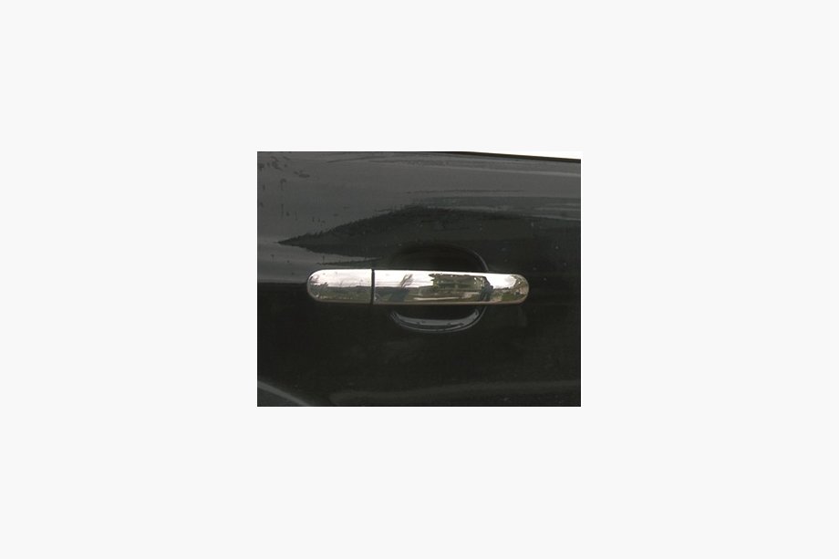 Ford Ranger 2011–2022 Chrome Door Handle Covers (4 pcs, Stainless Steel) OmsaLine - Italian Stainless Steel Image