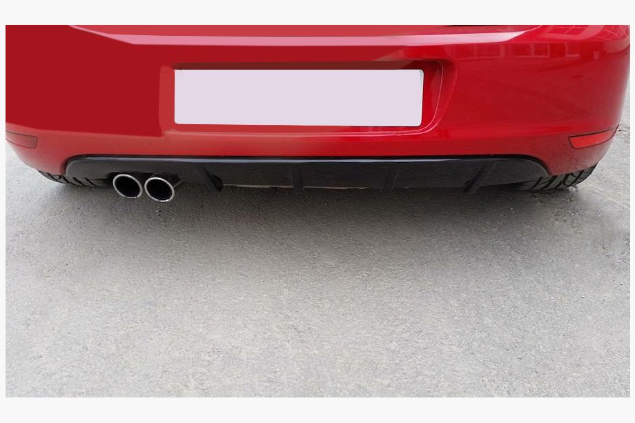 Volkswagen Golf 7/E-Golf 2012-2020 Rear Diffuser Add-on (ABS, Black) Image