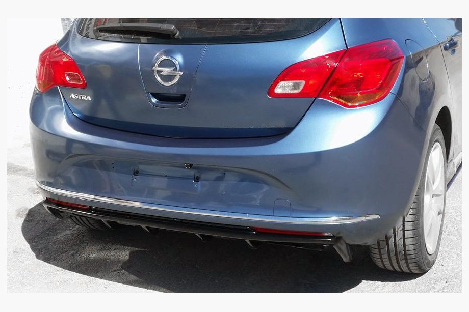 Opel Astra J 2009-2015 Rear Diffuser Extension (primed for painting) Image