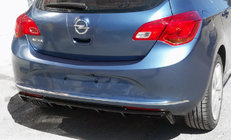 Opel Astra J 2009-2015 Rear Diffuser Extension (primed for painting) photo 1