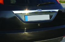 Ford Focus I 1998-2005 Trunk trim above license plate (HB, stainless steel) photo 1