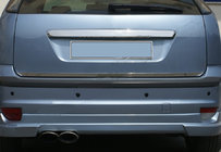 Ford Focus II 2005-2008 Trunk trim (HB, stainless steel) photo 2