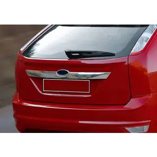 Trunk lid trim (HB, stainless steel)