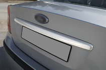 Ford Focus II 2005-2008 Trunk Lid Trim (SEDAN, Stainless Steel) OmsaLine - Italian Stainless Steel photo 1