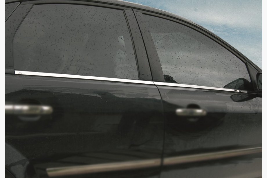 Ford Focus II 2005-2008 Exterior window trim stainless steel (4 pcs) Image