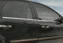 Ford Focus II 2005-2008 Exterior window trim stainless steel (4 pcs) photo 1