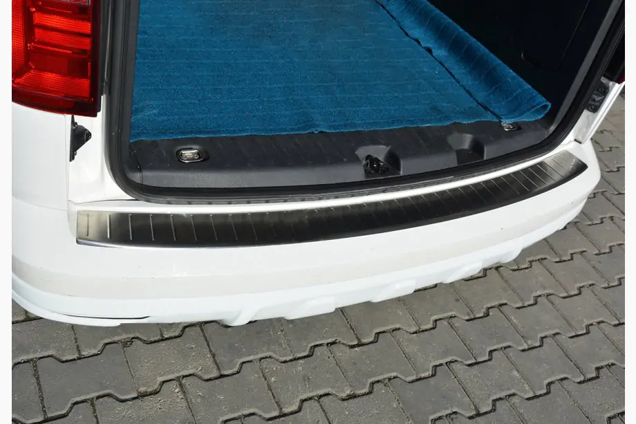 Volkswagen Caddy 2015-2020 Rear Bumper Protector OmsaLine Stainless Steel Image