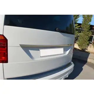Chrome trim above license plate (1-door, stainless steel) photo 2