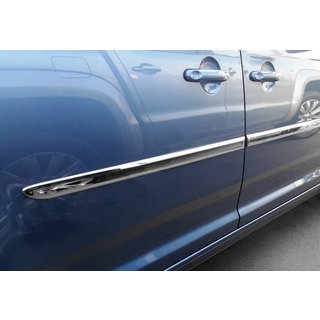 Molding covers (short wheelbase, 4 pcs, stainless steel) Volkswagen Caddy 2015-2020 photo 1