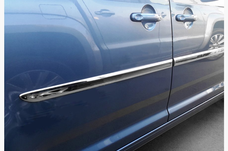 Volkswagen Caddy 2015-2020 Molding covers (short wheelbase, 4 pcs, stainless steel) Image