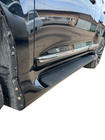 Toyota Land Cruiser Prado 150 2009-2023 Side Steps GX-Style (2 pcs, Aluminum) White (grey step) photo 7