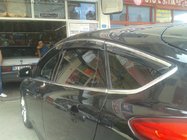 Ford Focus III 2011-2017 Chrome Window Deflectors (6 pcs, Sunflex) Wagon photo 2